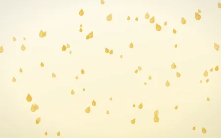 Buttercream Raindrops — light gold, yellow and white weather background