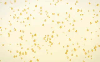 Buttercream Raindrops Dense — light gold, yellow and white weather background