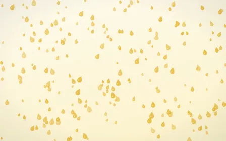 Buttercream Raindrops Dense — light gold, yellow and white weather background