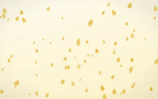 Buttercream Raindrops III — light gold, yellow and white weather background, variation III