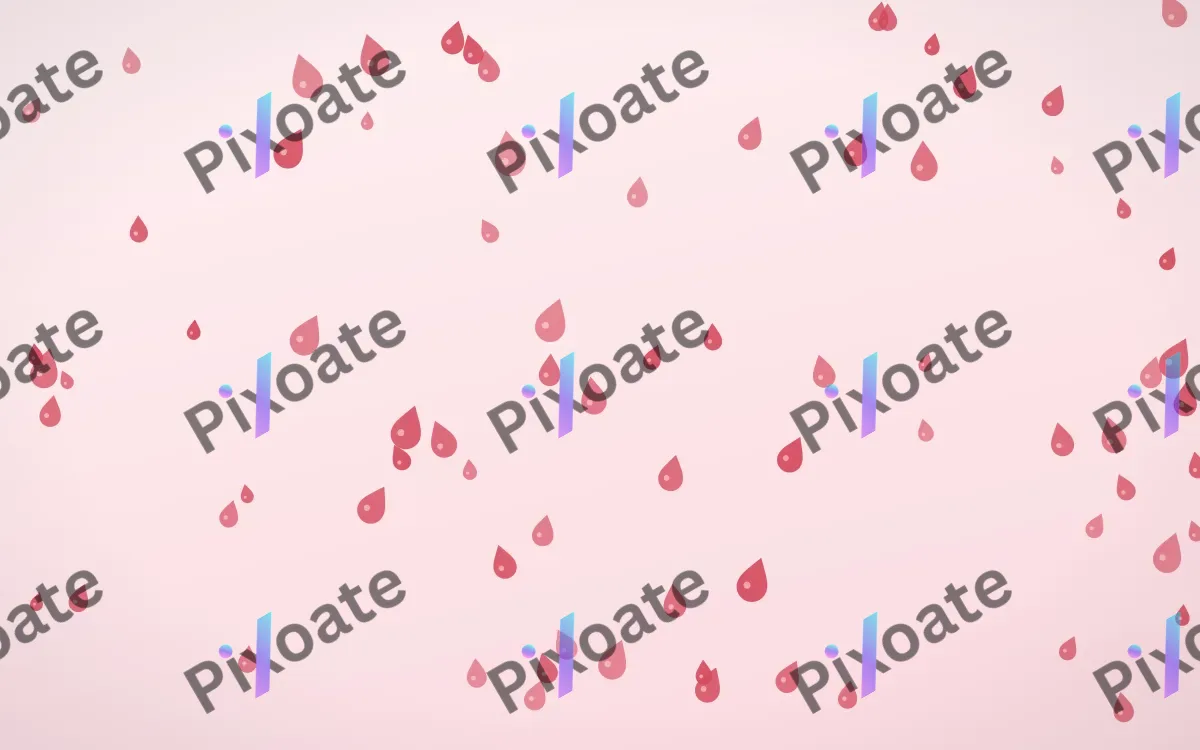 Cherry Soda Raindrops — light red and white weather background