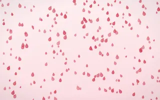Cherry Soda Raindrops Dense II — light red and white weather background, variation II