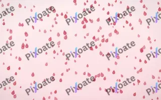 Cherry Soda Raindrops Dense II — light red and white weather background, variation II