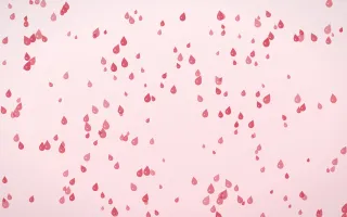 Cherry Soda Raindrops Dense III — light red and white weather background, variation III