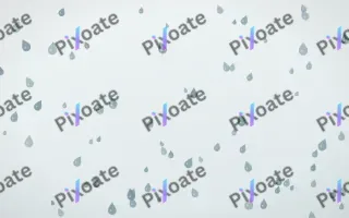 Coastal Fog Raindrops — light blue and white weather background
