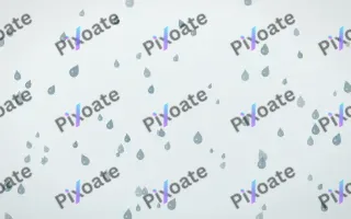 Coastal Fog Raindrops III — light blue and white weather background, variation III