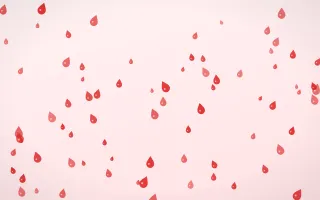 Crimson Raindrops — light red and white weather background