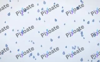 Denim Day Raindrops II — light blue and white weather background, variation II