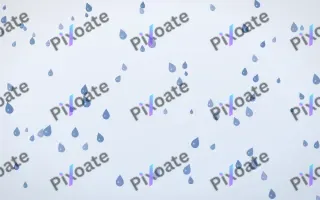 Denim Day Raindrops III — light blue and white weather background, variation III
