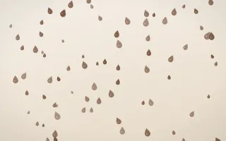 Espresso Raindrops — light brown, orange and beige weather background