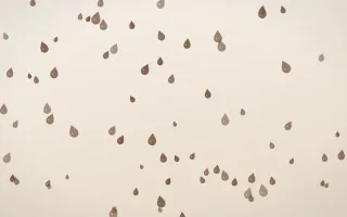 Espresso Raindrops II — light brown, orange and beige weather background, variation II