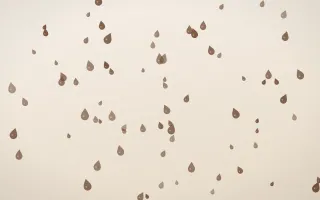 Espresso Raindrops III — light brown, orange and beige weather background, variation III