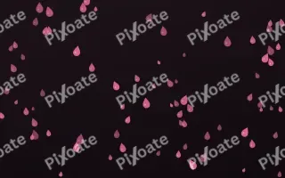 Flamingo Noir Raindrops — dark pink and black weather background