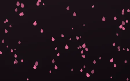 Flamingo Noir Raindrops — dark pink and black weather background