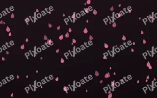 Flamingo Noir Raindrops II — dark pink and black weather background, variation II