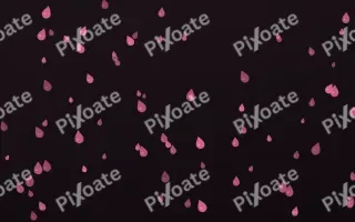 Flamingo Noir Raindrops III — dark pink and black weather background, variation III