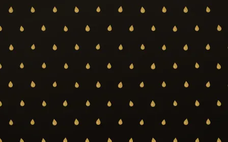 Golden Noir Raindrops Tiled — dark gold, yellow and black weather background