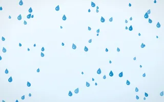 Ice Raindrops II — light blue and white weather background, variation II