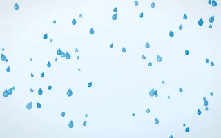 Ice Raindrops III — light blue and white weather background, variation III