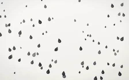 Inkline Raindrops — light grey and white weather background