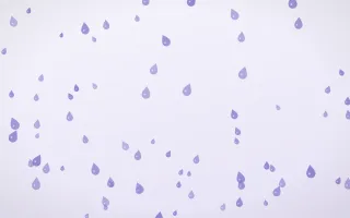 Lilac Frost Raindrops II — light blue and white weather background, variation II