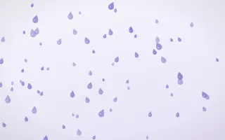 Lilac Frost Raindrops III — light blue and white weather background, variation III