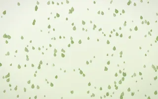 Matcha Latte Raindrops Dense II — light green and white weather background, variation II