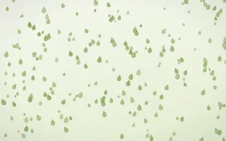 Matcha Latte Raindrops Dense III — light green and white weather background, variation III