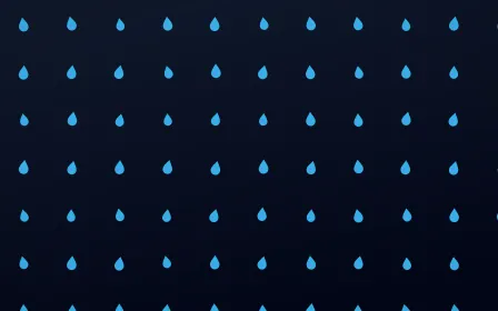 Midnight Raindrops — dark blue weather background