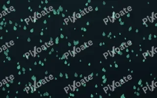 Midnight Garden Raindrops Dense II — dark green and black weather background, variation II