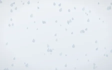 Mist Blue Raindrops — light blue and white weather background