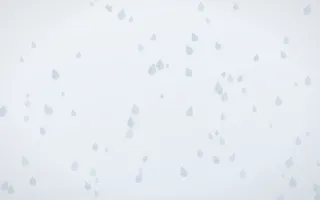Mist Blue Raindrops III — light blue and white weather background, variation III