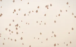 Mocha Milk Raindrops II — light orange and white weather background, variation II