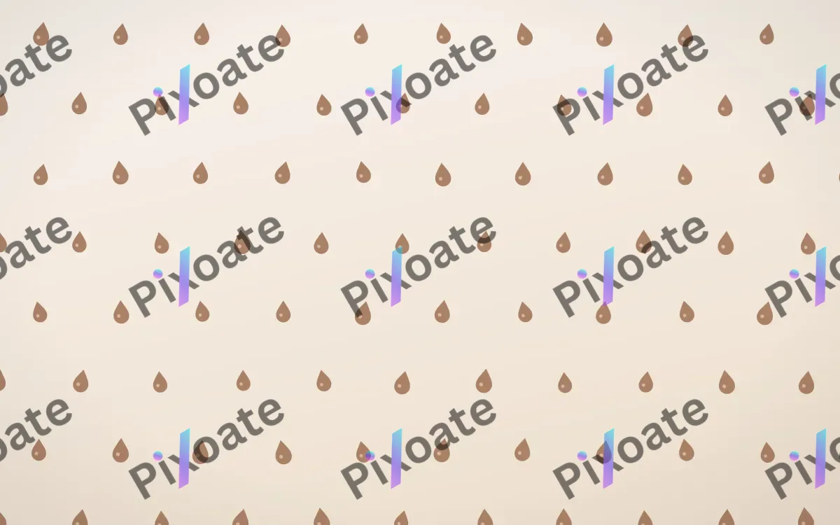 Mocha Milk Raindrops Tiled — light orange and white weather background