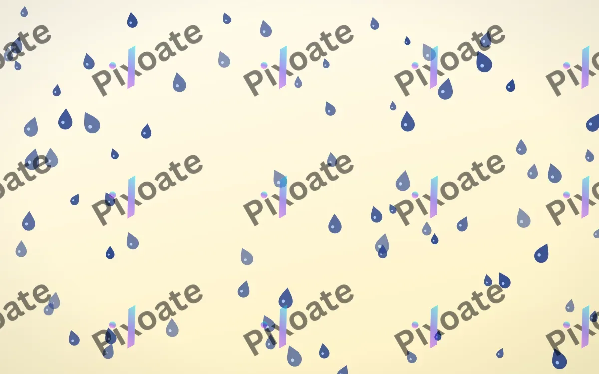 Navy Cream Raindrops — light blue and white weather background
