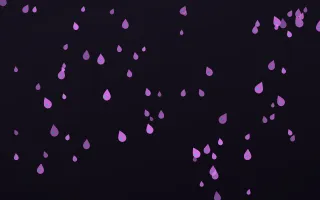 Neon Noir Raindrops — dark purple, teal and black weather background