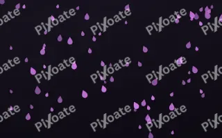 Neon Noir Raindrops — dark purple, teal and black weather background