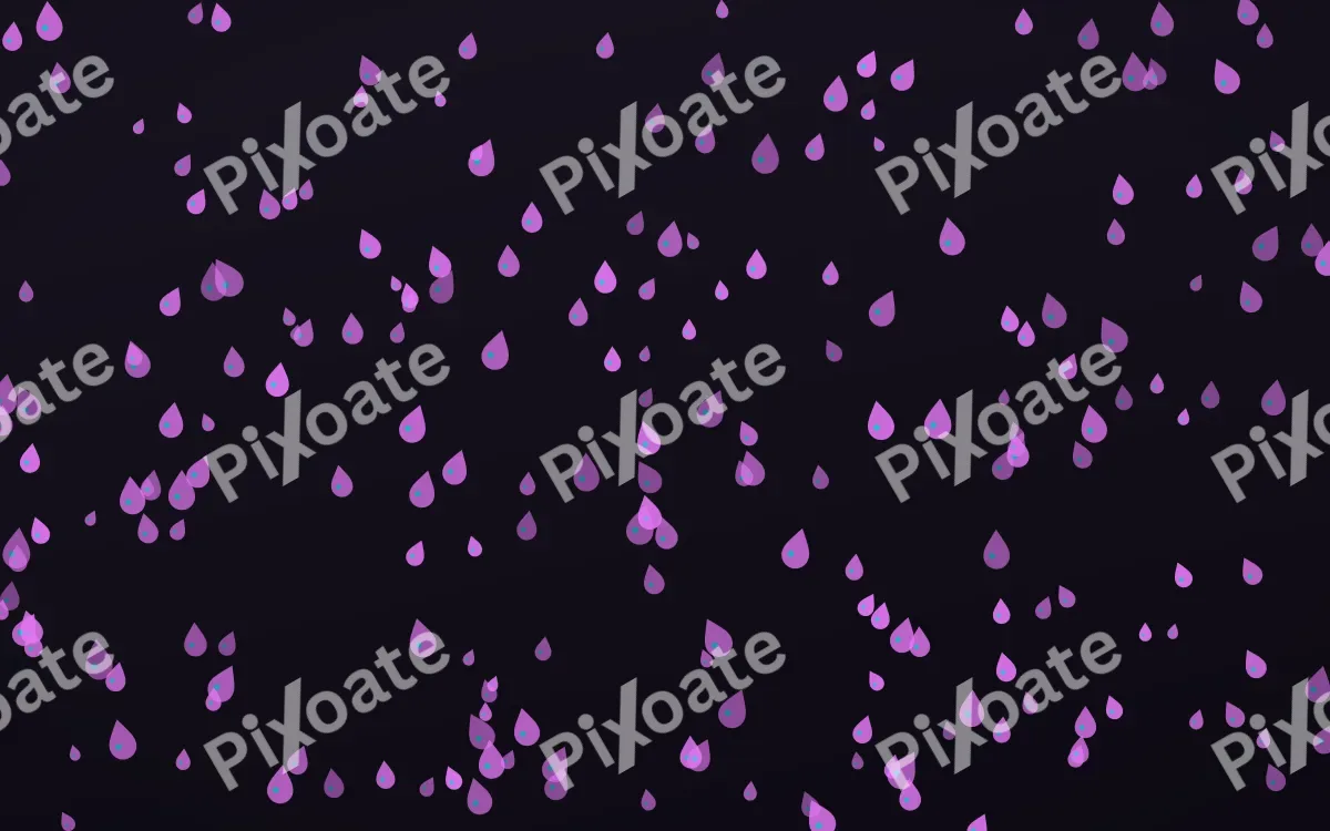 Neon Noir Raindrops Dense — dark purple, teal and black weather background