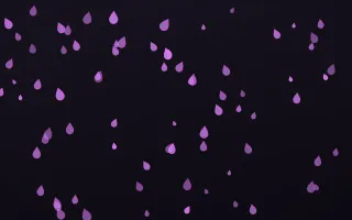 Neon Noir Raindrops II — dark purple, teal and black weather background, variation II