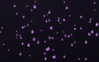 Neon Noir Raindrops III — dark purple, teal and black weather background, variation III