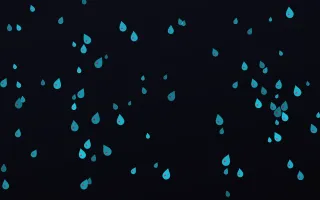 Neonline Raindrops III — dark teal, pink and black weather background, variation III