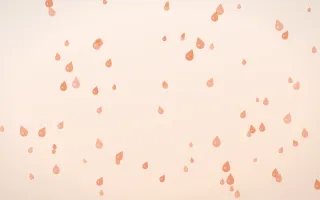 Peach Fuzz Raindrops — light orange and white weather background