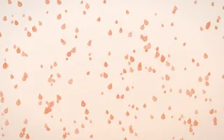 Peach Fuzz Raindrops Dense II — light orange and white weather background, variation II