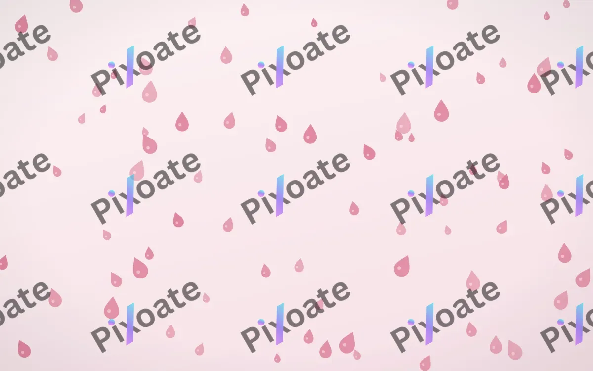 Rosewater Raindrops — light pink and white weather background