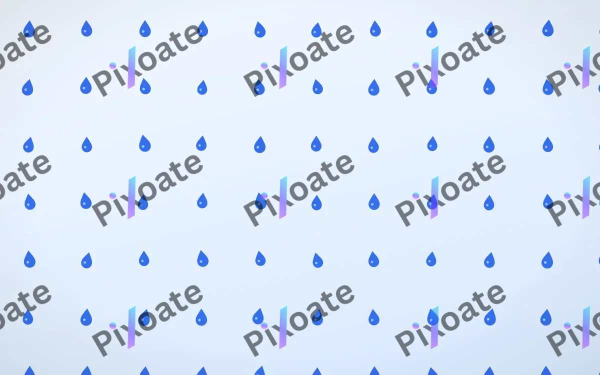 Sky Raindrops — light blue and white weather background