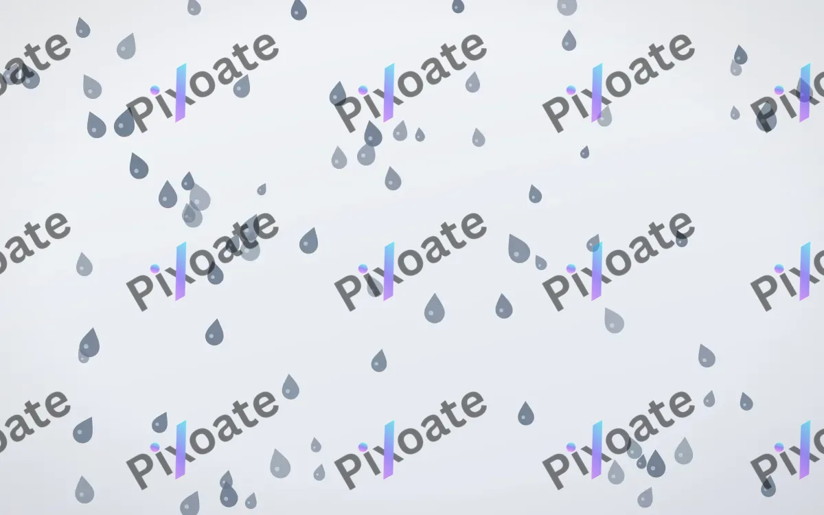 Slate Mist Raindrops — light blue and white weather background