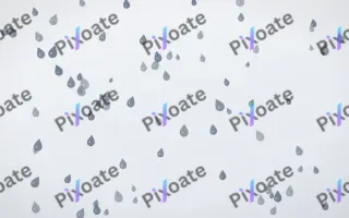Slate Mist Raindrops — light blue and white weather background