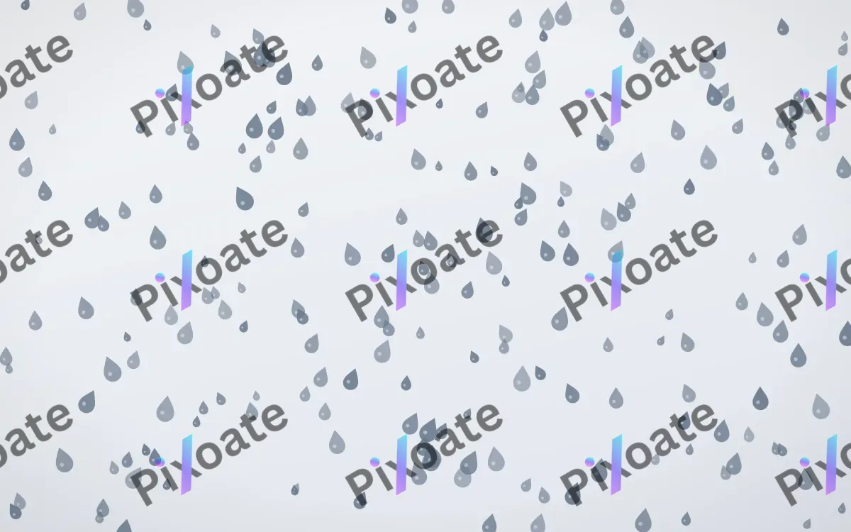 Slate Mist Raindrops Dense — light blue and white weather background