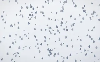 Slate Mist Raindrops Dense — light blue and white weather background