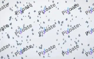 Slate Mist Raindrops Dense II — light blue and white weather background, variation II